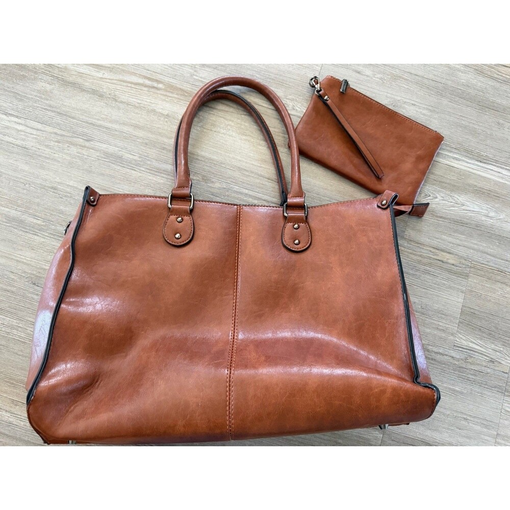 LOVEVOOK Laptop Tote Auburn Brown